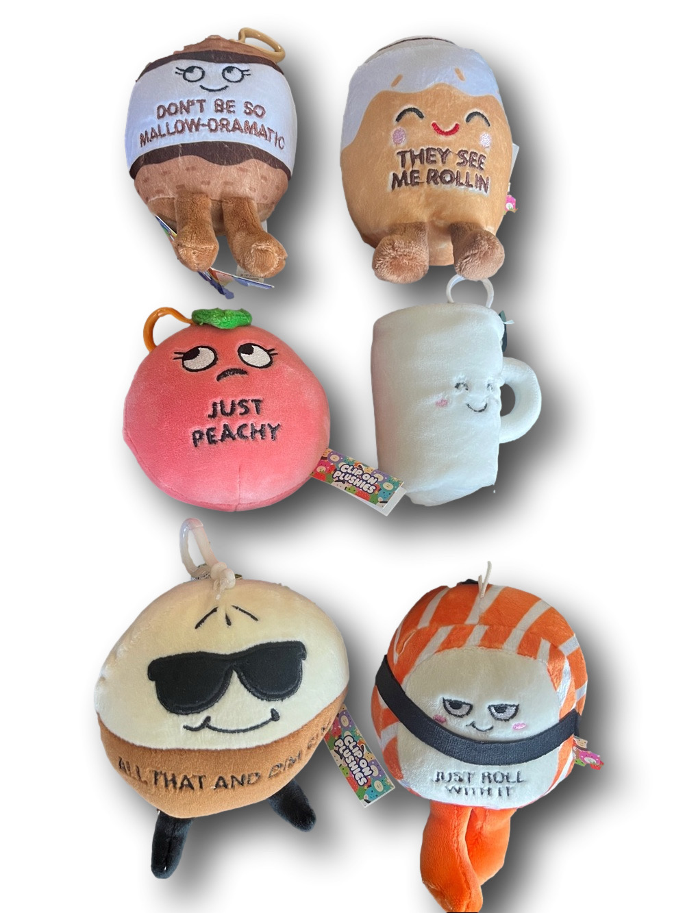 Sassy Clip-On Plushies - Pick One - Picture 1 of 7
